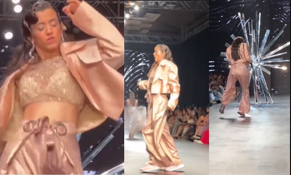 Saba Azad in Lakme Fashion Week (Image Source: Instagram)