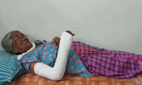 മാസത്തവണ മുടങ്ങി; ബ്ലേഡ് മാഫിയയുടെ ആക്രമണത്തില് വൃദ്ധമാതാവിന്റെ കൈ ഒടിഞ്ഞു