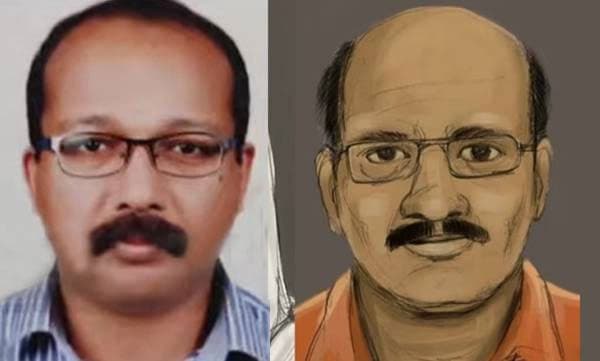 രേഖാചിത്രവും യഥാര്ത്ഥ രൂപവും കിറുകൃത്യം; കേരളാ പോലീസിന് പത്മകുമാറിന്റെ കാര്യത്തില് തെറ്റിയില്ല