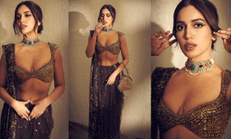 നഗ്നത കാണിച്ചാലേ റെസ്പെക്ട് കിട്ടു എന്നാണ് വിചാരം; സാരിയില് ഗ്ലാമര് ലുക്കിലെത്തിയ ഭൂമി പട്നേക്കറിന്റെ ചിത്രങ്ങള്ക്ക് വിമര്ശനം