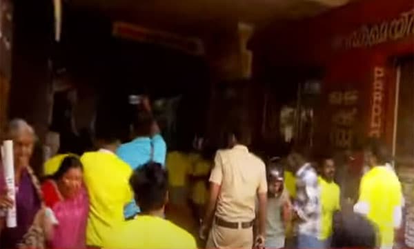 കാട്ടാക്കടയില് കരിങ്കൊടി പ്രതിഷേധം; മര്ദ്ദനം, സംഘര്ഷം