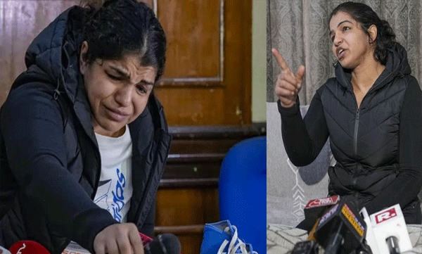 അമ്മയ്ക്കുൾപ്പെടെ ഭീഷണി കോളുകൾ എത്തുന്നു; എല്ലാം ബ്രിജ് ഭൂഷന്റെ ആസൂത്രണം; സാക്ഷി മാലിക്