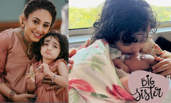 Pearly maaney's daughter nila with little sister (Image Source: Instagram)