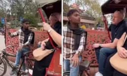 റിക്ഷാക്കാരന്റെ ഇംഗ്ലീഷ് കേട്ടോ? വീഡിയോ കണ്ട് ഞെട്ടി നെറ്റീസണ്സ്