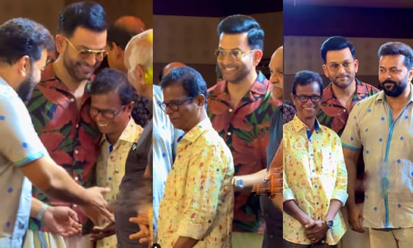 Prithviraj kind gesture towards indrans (Image Source: Instagram)
