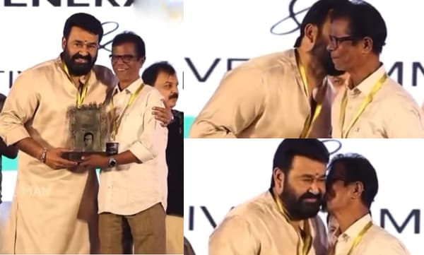 Mohanlal with Indrans (Image source: Instagram)