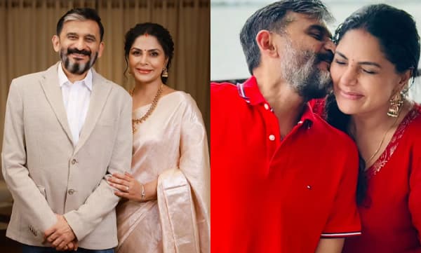 Asha Sharath and husband sharath (Image Source: Instagram)
