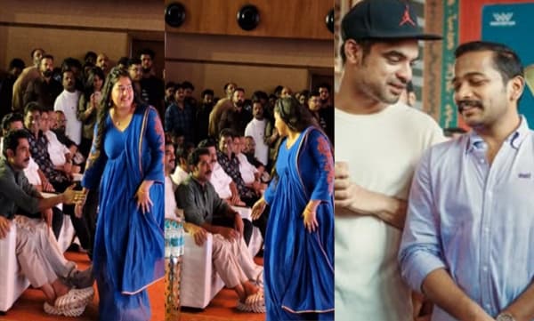 സുരാജിന് കൈകൊടുക്കാതെ ഗ്രേസ് ആന്റണി, പിന്നീട് സംഭവിച്ചത് കണ്ടോ? ബേസില് സംഭവത്തിനുശേഷം ആര്ക്കും കൈകൊടുക്കാറില്ലെന്ന് ടൊവിനോ
