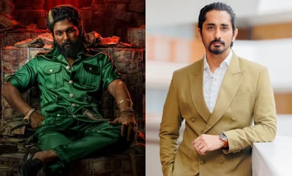 അല്ലു അര്ജുനോട് ഒരു വിരോധവും ഇല്ല, ആളുകൂടുമ്പോള് ചിത്രം വിജയിക്കും, പുഷ്പയ്ക്ക് വിജയാശംസകള്; സിദ്ധാര്ഥ്