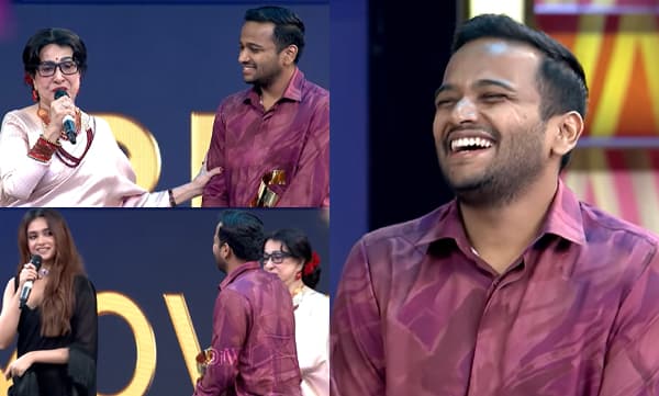 Sheela and Keerthy Suresh about Basil Joseph (Image Source: Youtube)