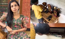 ‘‘സുധി ചേട്ടന്റെ ട്രോഫി കട്ടിലിനടിയിലും എന്റേത് മേശപ്പുറത്തും വെക്കാമെന്ന് ചിന്തിച്ചിട്ടില്ല;കുഞ്ഞ് കളയാതിരിക്കാന് വേണ്ടി ചെയ്തതാണ്...’’ വിമര്ശനത്തിന് മറുപടിയുമായി രേണു സുധി