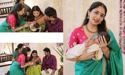 ഓമി വാവേടെ നൂലുകെട്ട്; ചിത്രങ്ങളുമായി ഇഷാനി കൃഷ്ണ