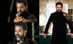 ഞാനിത് ഇട്ടിട്ട് പോണോ? ഞാന് സംസാരിക്കുമ്പോള് മിണ്ടരുത്; ആരാധകനോട് ജൂനിയര് എന്ടിആര് -വീഡിയോ