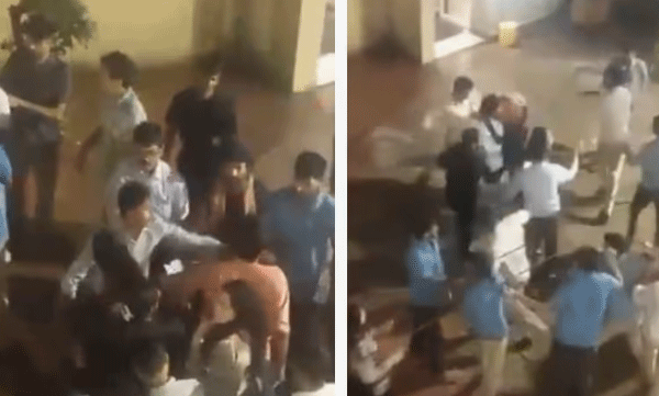 യുവതിയെ അപമാനിച്ചു, പിന്നാലെ റസ്റ്ററന്റില് കൂട്ടത്തല്ല്: വൈറലായി വീഡിയോ