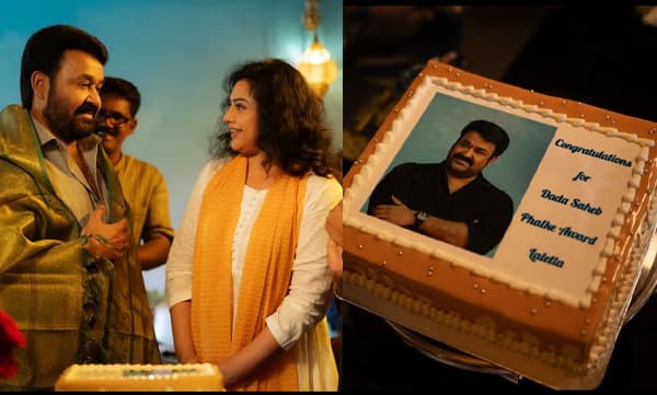 Meena and drishyam team celebrates mohanlal's award (Image Source: Instagram)
