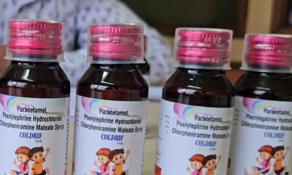 രാജസ്ഥാനില് 11 കുട്ടികള് മരിക്കാനിടയായ സംഭവം ; കഫ് സിറപ്പിന്റെ വില്പ്പന നിരോധിച്ച് തമിഴ്നാട് സര്ക്കാര്