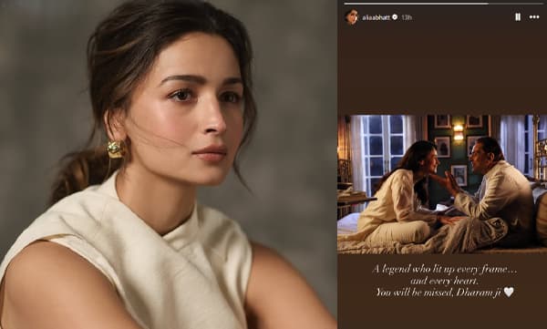 Alia Bhatt mourns Dharmendra (Image Source: Instagram)