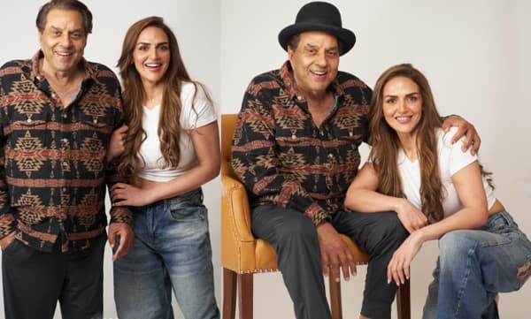 Esha Dharmendra Deol with Dharmendra (Image Source: Instagram)
