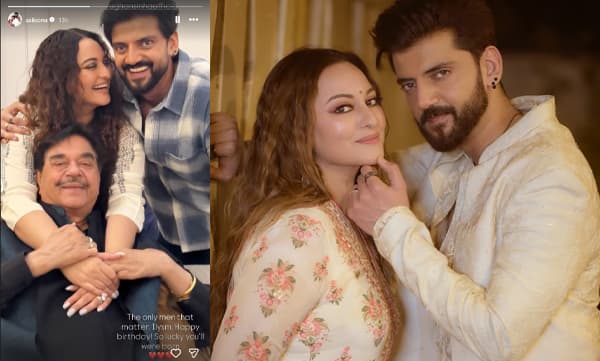 Sonakshi Sinha’s Birthday wish for Zaheer Iqbal