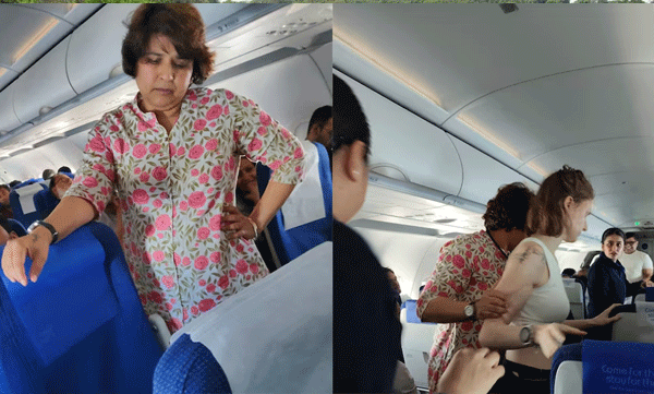 വിമാന യാത്രയ്ക്കിടെ തളര്ന്നുവീണു: യുഎസ് വനിതയ്ക്ക് രക്ഷകയായി എഐസിസി സെക്രട്ടറി