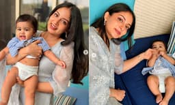 ഇതാണ് ഓമിക്ക് ഏറ്റവും ഇഷ്ടമുളള സ്നാക്ക്; ക്യൂട്ട് ചിത്രങ്ങളുമായി ഇഷാനി കൃഷ്ണ