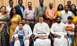 മനു അച്ചനും സുഗു അച്ചനും ഡാളസ് സെന്റ് പോൾസ് മാർത്തോമ ഇടവക യാത്രയയപ്പ് നൽകി