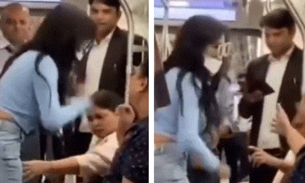 സീറ്റിനെ ചൊല്ലി തര്ക്കം: ദില്ലി മെട്രോ യാത്രയ്ക്കിടെ യുവാവിന്റെ മുഖത്തടിച്ച് യുവതി, സര്ക്കാര്ക്കെതിരെ രൂക്ഷ വിമര്ശനവുമായി നെറ്റീസണ്സ്