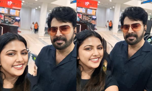 Sreevidya Mullachery takes selfie with Mammootty (Image Source: Instagram)