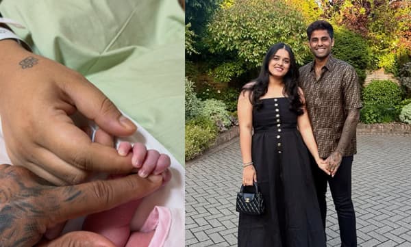 Suryakumar Yadav and Devisha welcomes baby girl (Image Source: Instagram)