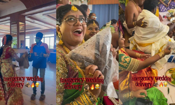 കാലത്തിന്റെ ഒരു പോക്കെ! വിവാഹച്ചടങ്ങിനിടെ ഹോമം നടത്താന് വിറകില്ല, രക്ഷകരായി സ്വിഗ്ഗി ഇന്സ്റ്റാമാര്ട്ട്