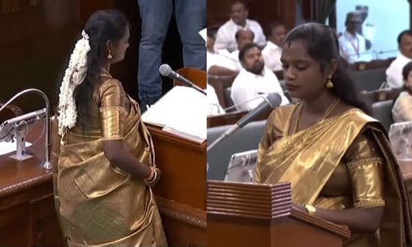 പ്രചാരണത്തിനിടയില് തലകറങ്ങി വീണു ; എന്നിട്ടും തോല്ക്കാതെ ജയിച്ചുകയറിയ വീട്ടമ്മ! വിജയ്യുടെ പാര്ട്ടിയിലെ ഏറ്റവും വൈറലായ എം.എല്.എ