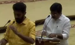 എംഎല്എ മാരുടെ സത്യപ്രതിജ്ഞ തുടങ്ങി ; ആദ്യം അബ്ദുള്ഗഫൂര്, കന്നഡയില് പറഞ്ഞ് എ.കെ. അഷ്റഫ്