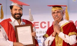 ' സന്തോഷവും അഭിമാനവും' ; എം ജി സര്വകലാശാലയുടെ ഓണററി ഡോക്ടറേറ്റ് നടന് മമ്മൂട്ടിക്ക്