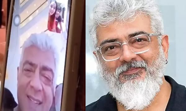 സുഹൃത്തിന്റെ മക്കള്ക്ക് വീഡിയോ കോളിലൂടെ സര്പ്രൈസ് നല്കി നടന് അജിത്ത്; വീഡിയോ വൈറല്