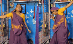 സാരിയിലും സൂപ്പര് മൂണ്വോക്ക്! മൈക്കല് ജാക്സണെ അനുസ്മരിപ്പിച്ച് യുവതിയുടെ കിടിലന് ഡാന്സ്, വീഡിയോ വൈറല്