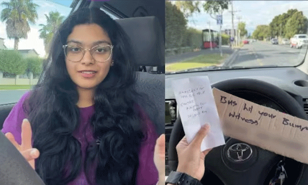 അപകടത്തിന് ശേഷം കാറിൽ വെച്ചത് ഒരു കുറിപ്പ്; ഇന്ത്യൻ യുവതിയെക്കൊണ്ട് കണ്ണുനിറയിച്ച ആ സത്യസന്ധത!