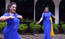 നീല സാരിയില് ബോളിവുഡ് ഗാനത്തിന് ചുവടുവെച്ച് നടി കൃഷ്ണപ്രഭ; വീഡിയോ