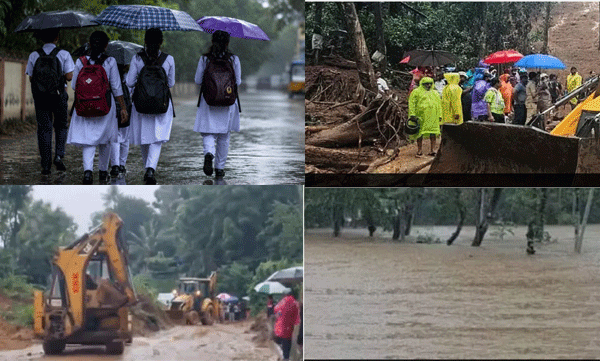 അതിതീവ്ര മഴയിൽ കേരളം വിറയ്ക്കുന്നു; 7 ജീവനുകൾ നഷ്ടമായി, ഒമ്പത് ജില്ലകൾ റെഡ് അലർട്ടിൽ