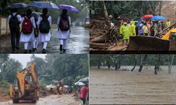 അതിതീവ്ര മഴയിൽ കേരളം വിറയ്ക്കുന്നു; 7 ജീവനുകൾ നഷ്ടമായി, ഒമ്പത് ജില്ലകൾ റെഡ് അലർട്ടിൽ