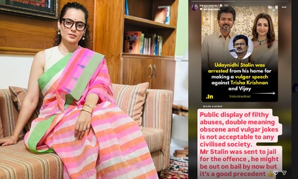 Kangana ranaut support Udhayanidhi Stalin's arrest (Image Source: Instagram)