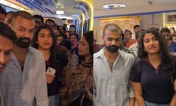 ' തുടക്കം' ആദ്യ ഷോ കാണാന് വിസ്മയക്കൊപ്പമെത്തി ചേട്ടന് പ്രണവും; വീഡിയോ