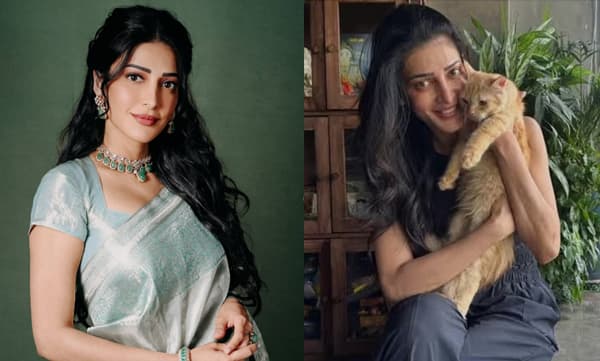 ജീവിതത്തിലെ വിഷമമേറിയ തീരുമാനങ്ങളില് ഒന്ന്; അലര്ജിയെ തുടര്ന്ന് വളര്ത്തുപൂച്ചയെ ദത്ത് നല്കാന് തീരുമാനിച്ച് ശ്രുതി ഹാസന്