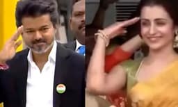 വിജയ്ക്ക് സല്യൂട്ട് നൽകി തൃഷ; അഴിമതി ഇല്ലാതാക്കുന്നത് സ്വാതന്ത്ര്യത്തിന് തുല്യമാണെന്ന് വിജയ്