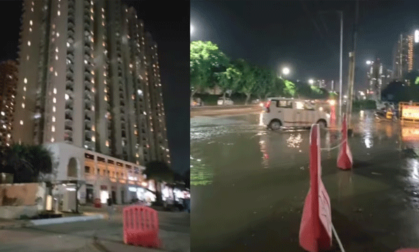 കോടികൾ മുടക്കി ഫ്ലാറ്റ് വാങ്ങിയവർക്ക് ചെളിവെള്ളത്തിലൂടെ പ്രവേശനം; ഹൈറൈസ് സൊസൈറ്റിയുടെ വീഡിയോ വൈറൽ
